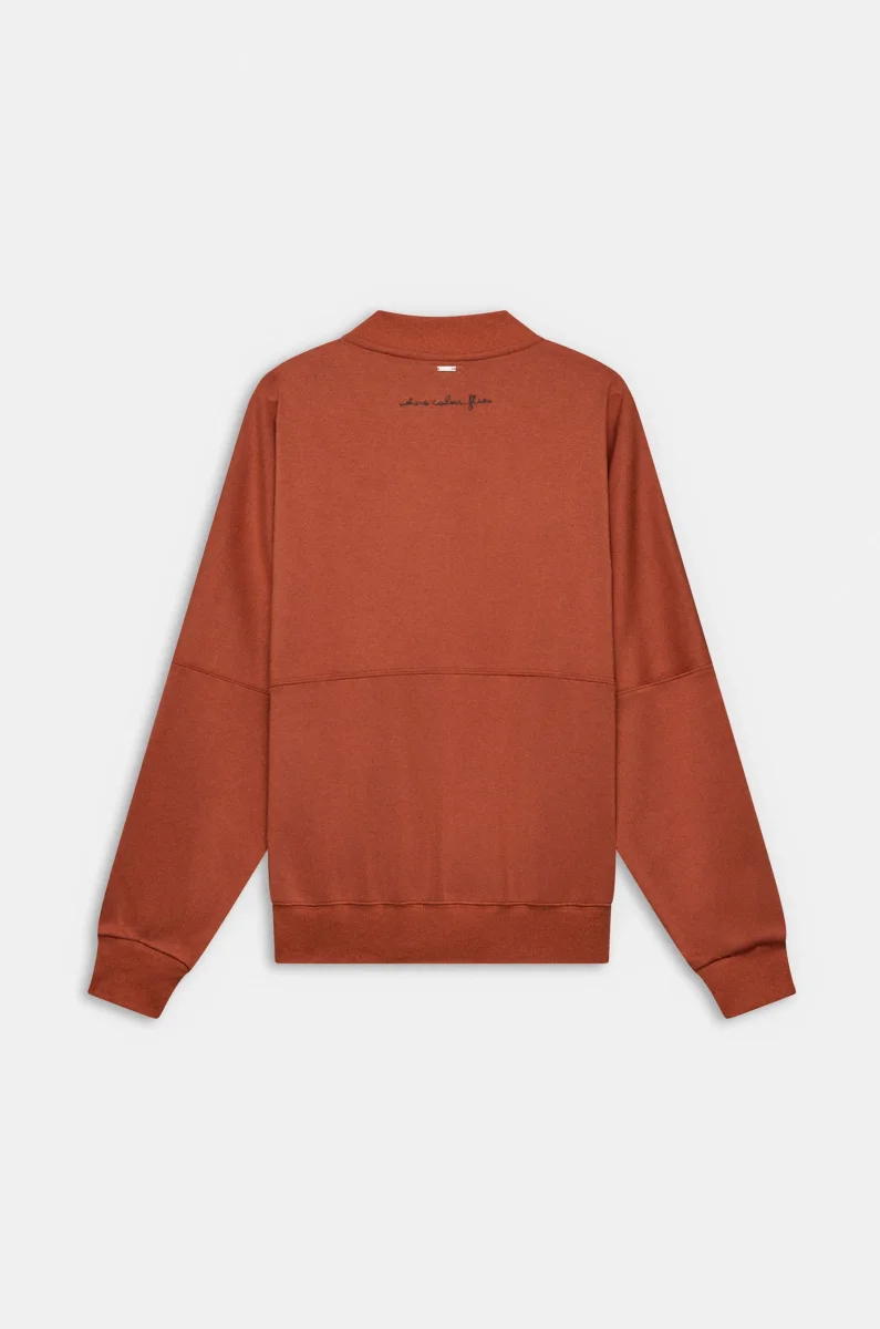 Chaqueta deportiva naranja con cremallera - Imagen 3
