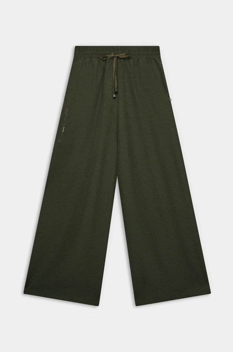 Pantalón fluido de corte amplio - Imagen 2