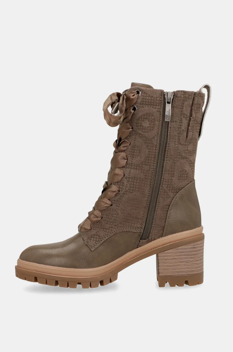 Botas con cordoneras marrones - Imagen 3