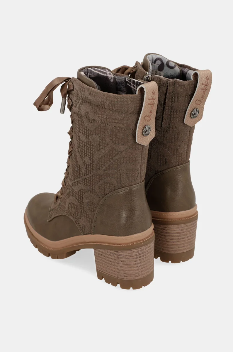 Botas con cordoneras marrones - Imagen 7