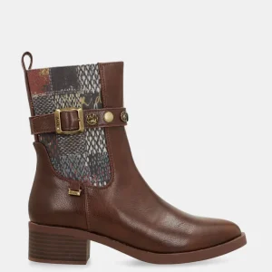 Botas marrones con detalles Blossom