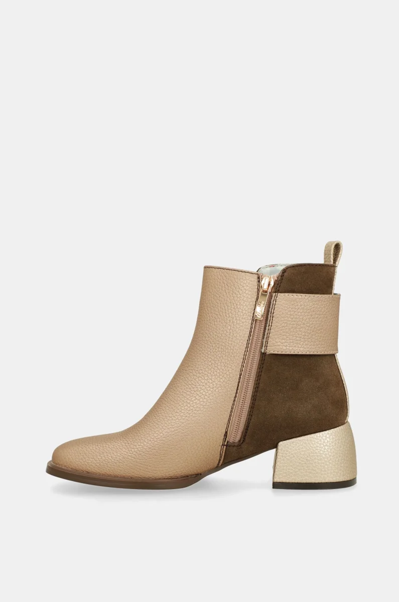 Botines marrones y dorados Tulip - Imagen 3