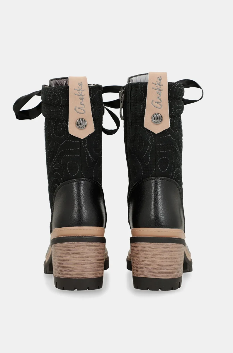 Botas con cordoneras negras - Imagen 4