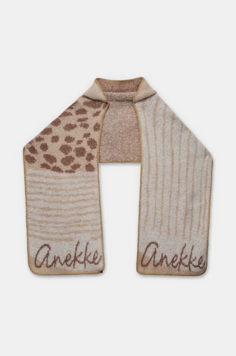 Bufanda con capucha beige - Imagen 4