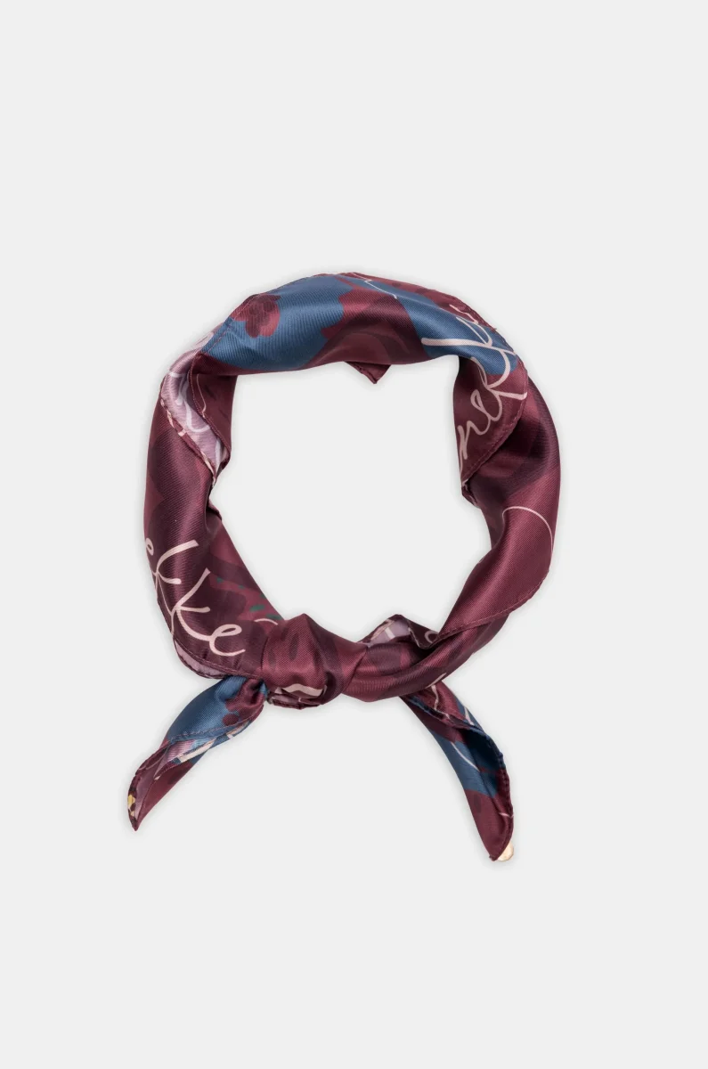 Pañuelo granate estampado Anekke - Imagen 5