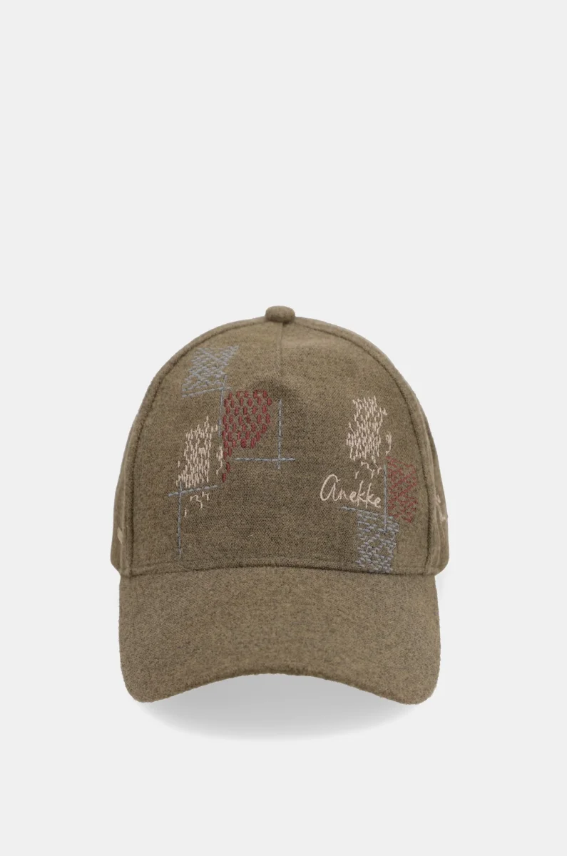 Gorra verde Anekke con bordado - Imagen 3