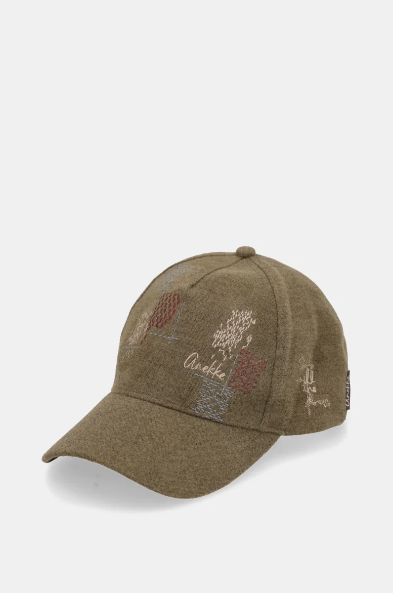 Gorra verde Anekke con bordado - Imagen 4