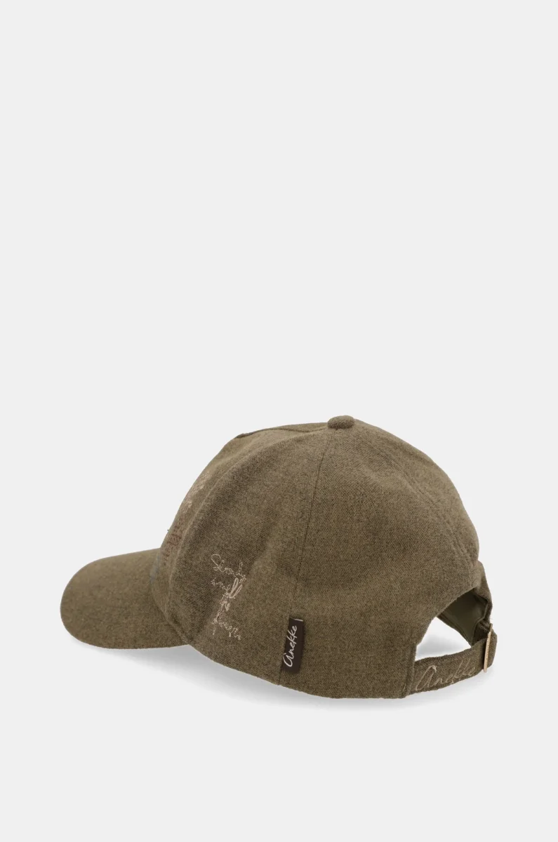 Gorra verde Anekke con bordado - Imagen 6