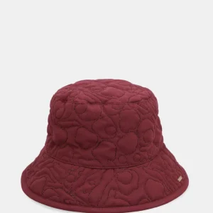 Gorro pescador granate reversible