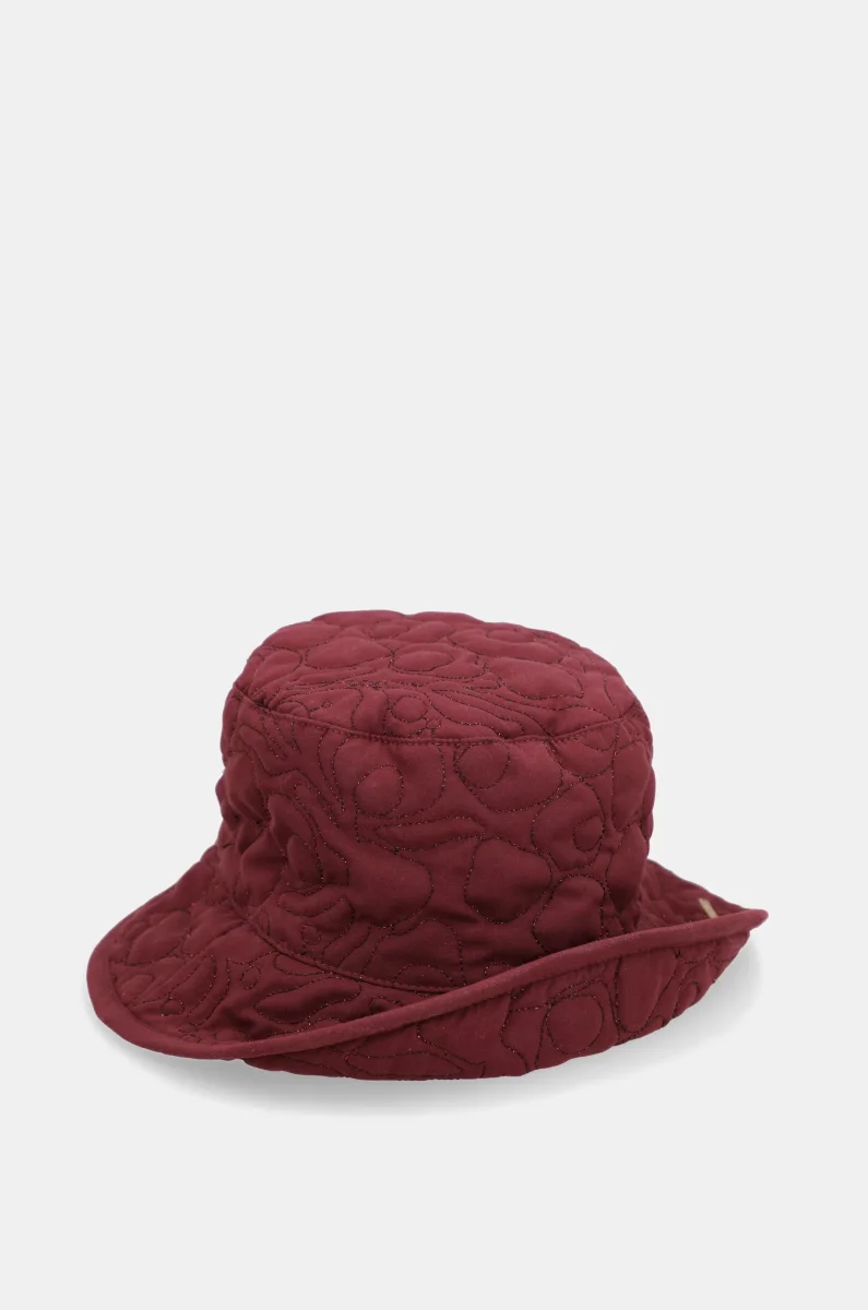 Gorro pescador granate reversible - Imagen 3