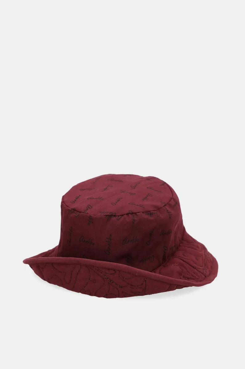 Gorro pescador granate reversible - Imagen 5