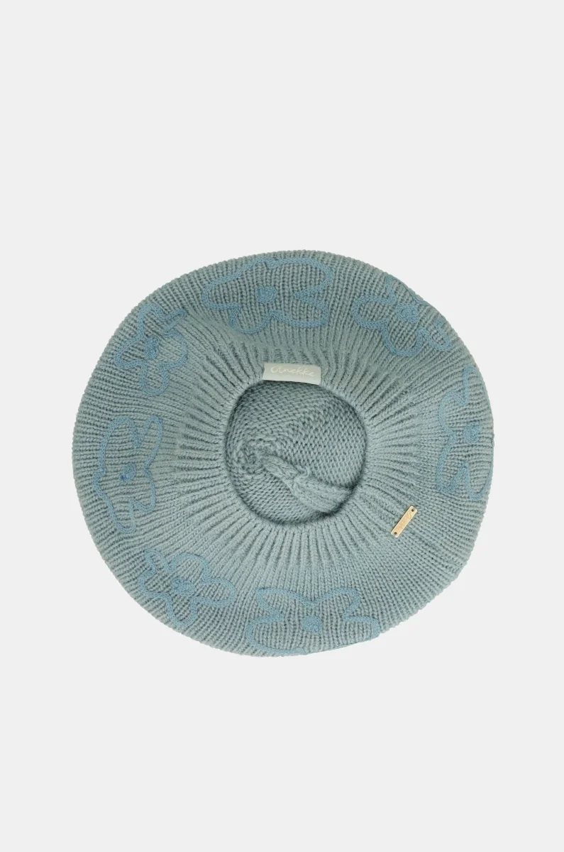 Boina de punto azul Anekke con pompón - Imagen 5