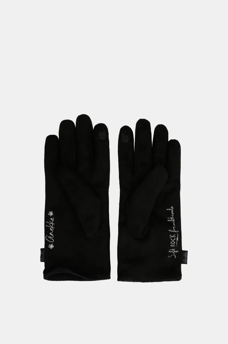 Guantes negros con detalles metálicos - Imagen 4
