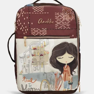 Mochila de viaje estampada Tulip