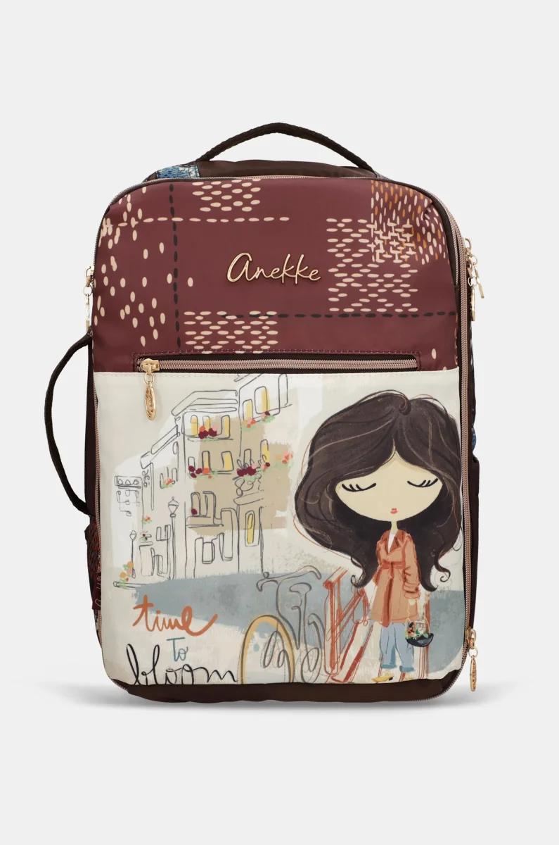 Mochila de viaje estampada Tulip - Imagen 2