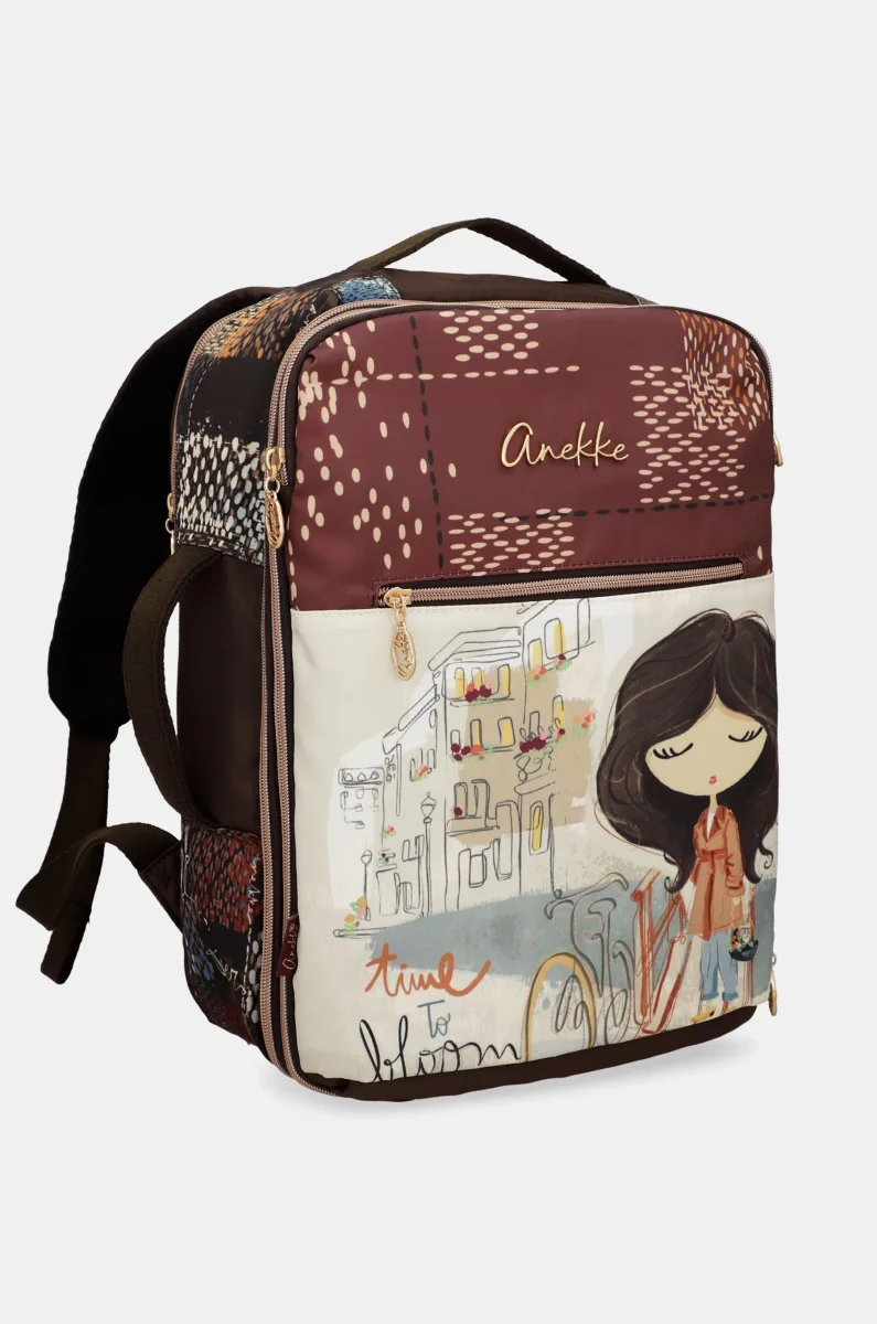 Mochila de viaje estampada Tulip - Imagen 3