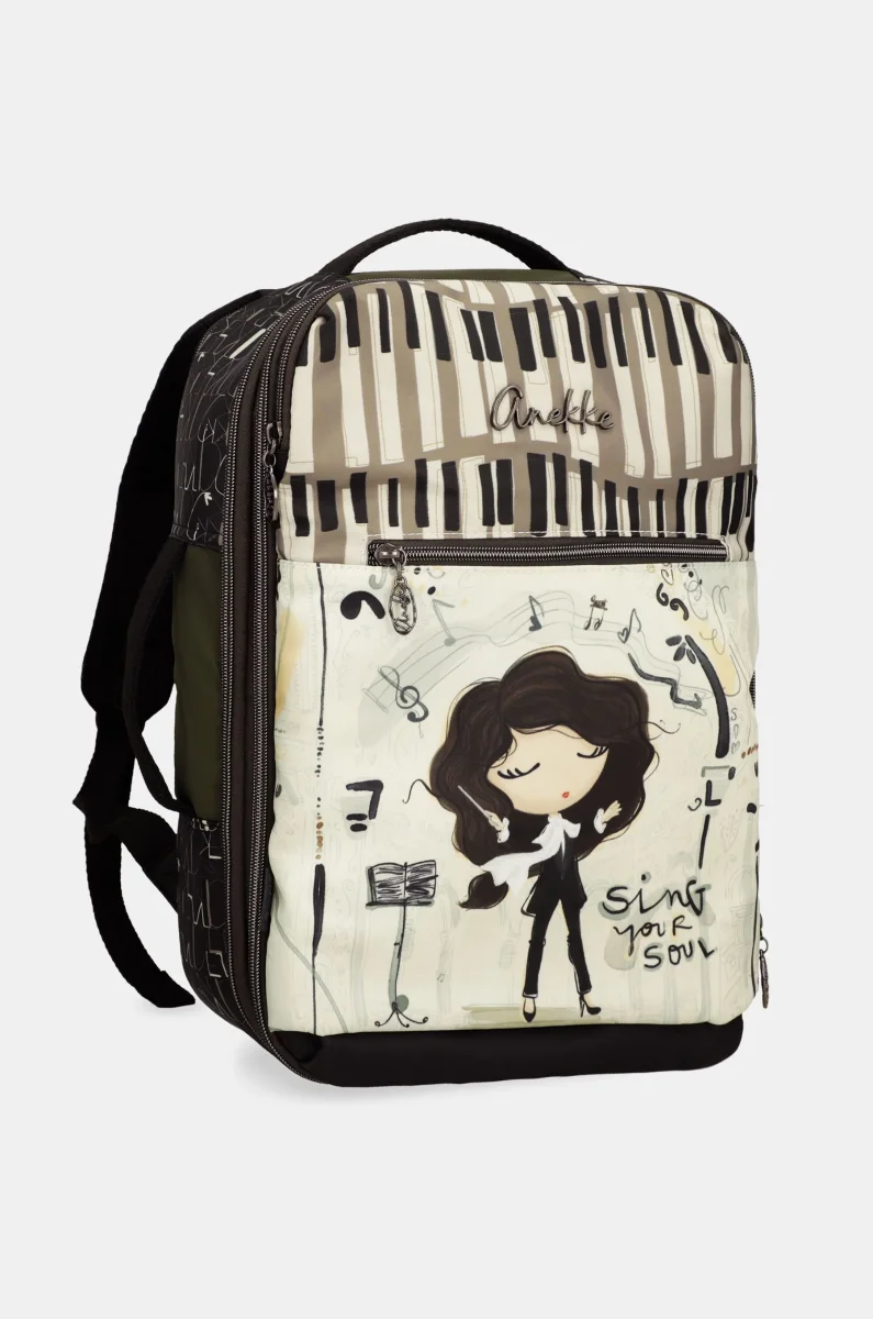 Mochila de viaje estampada Orchestra - Imagen 3