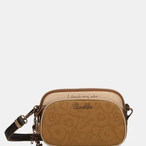Bandolera pequeña Camel