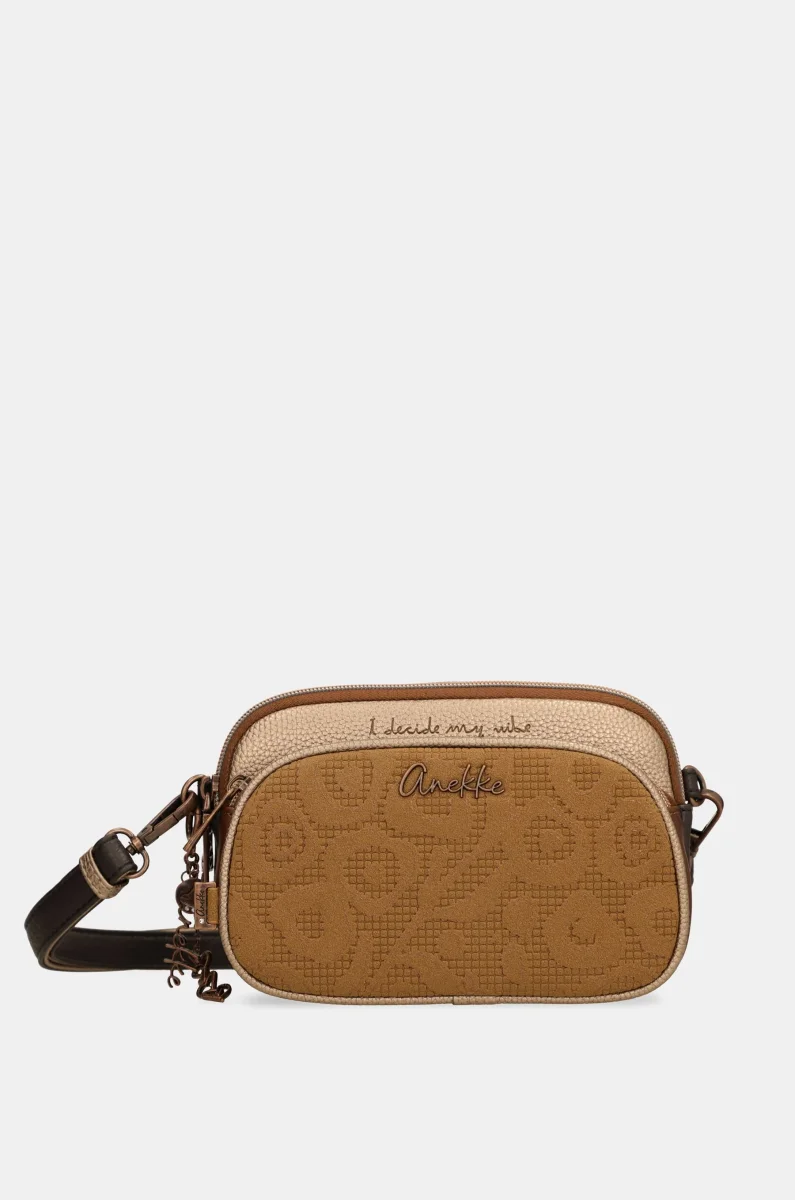 Bandolera pequeña Camel