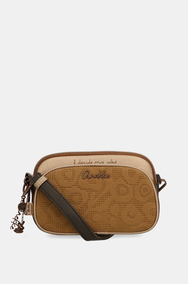 Bandolera pequeña Camel - Imagen 4