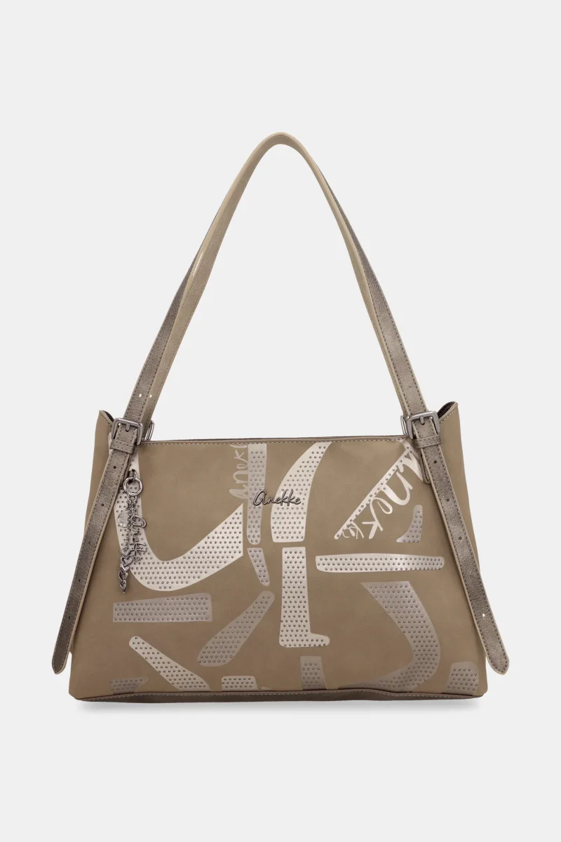 Bolso de hombro Taupe - Imagen 2