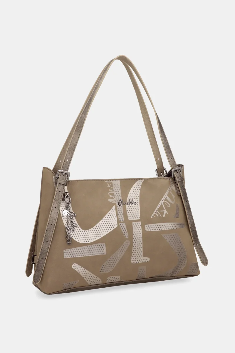 Bolso de hombro Taupe - Imagen 3