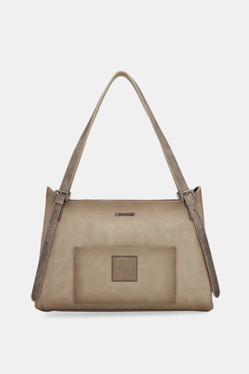 Bolso de hombro Taupe - Imagen 4