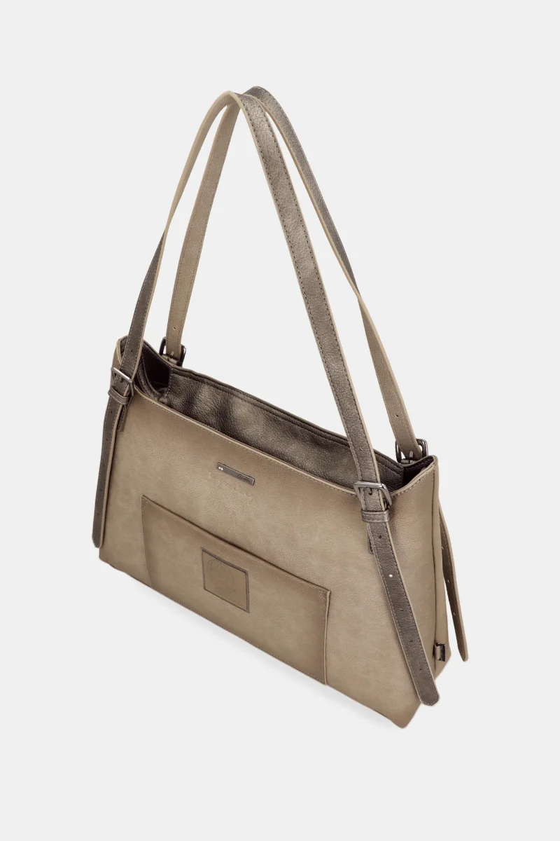 Bolso de hombro Taupe - Imagen 6