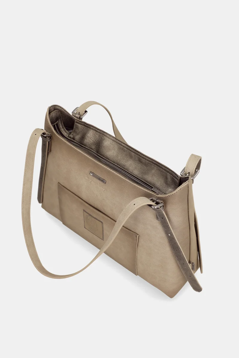 Bolso de hombro Taupe - Imagen 7