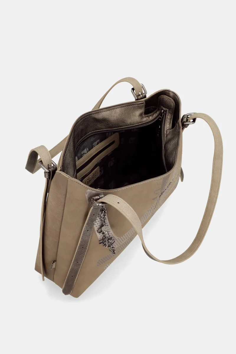 Bolso de hombro Taupe - Imagen 8