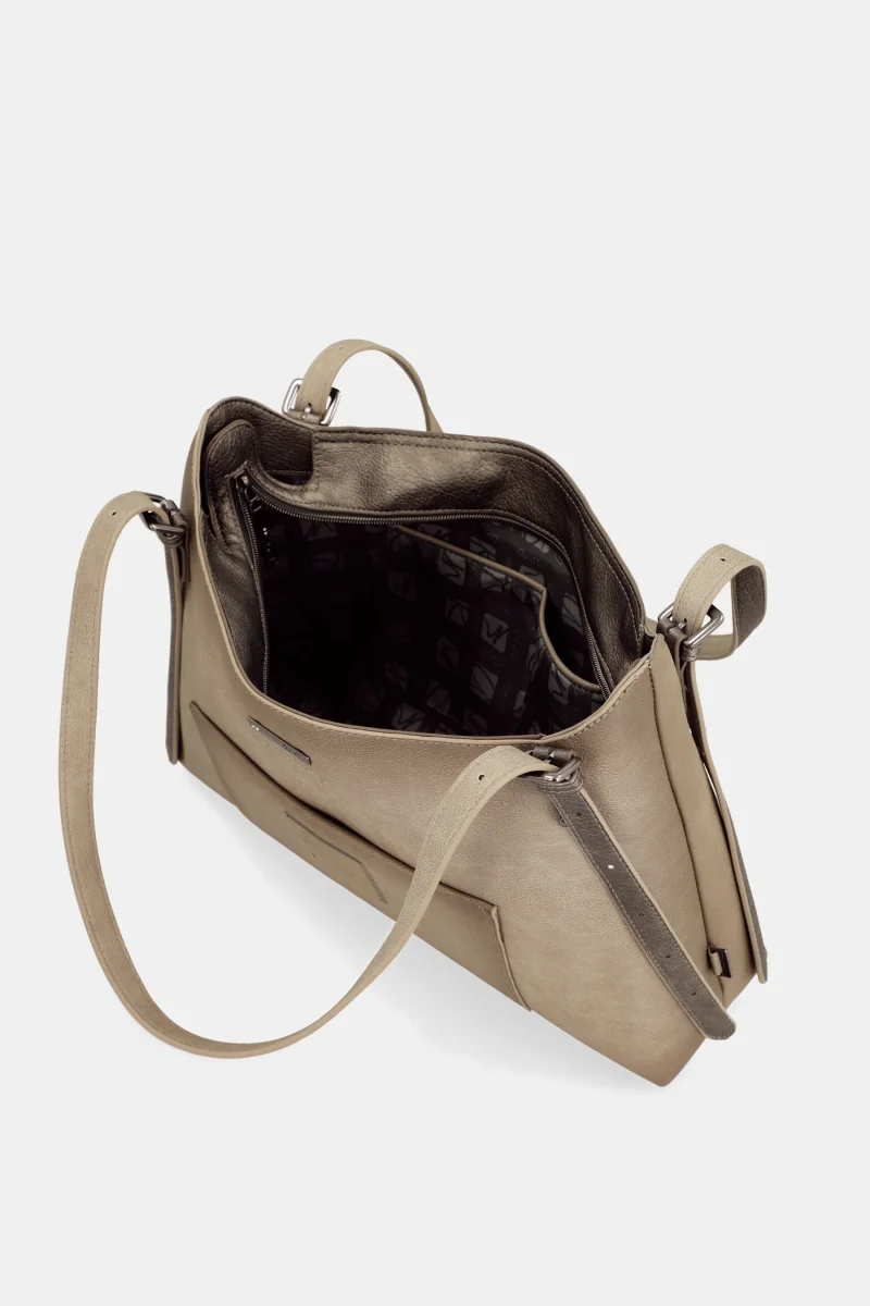 Bolso de hombro Taupe - Imagen 9
