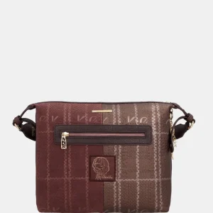 Bandolera grande Burgundy