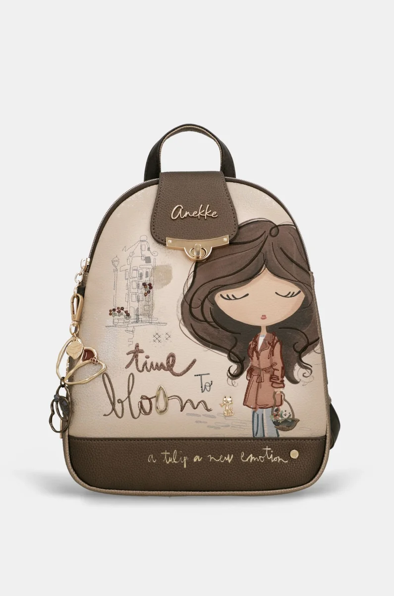 Mochila con solapa Tulip