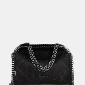 Bolso de hombro con asa metálica Iron