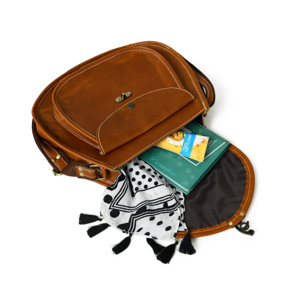 Stylish Trendy Leather Sling Bag - Imagen 5