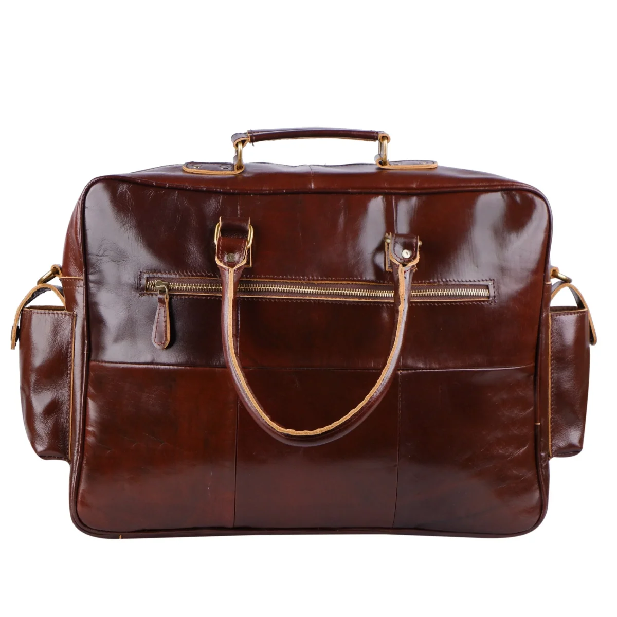 Norman Cherry Red Briefcase - Imagen 6