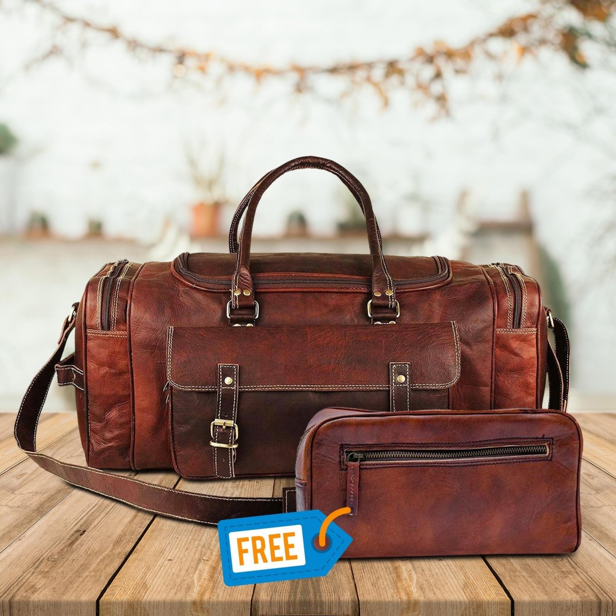 Traveler Weekender Duffle Bag + FREE Toiletry Bag (ZIPIFY) - Imagen 2