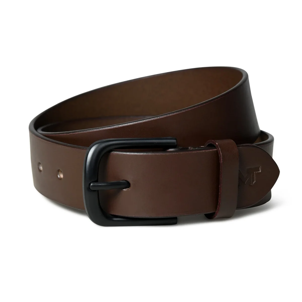 Prestige Brown Leather Belt - Imagen 4