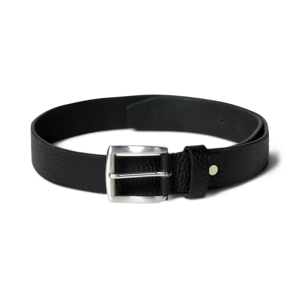Nexus Black Leather Belt - Imagen 4