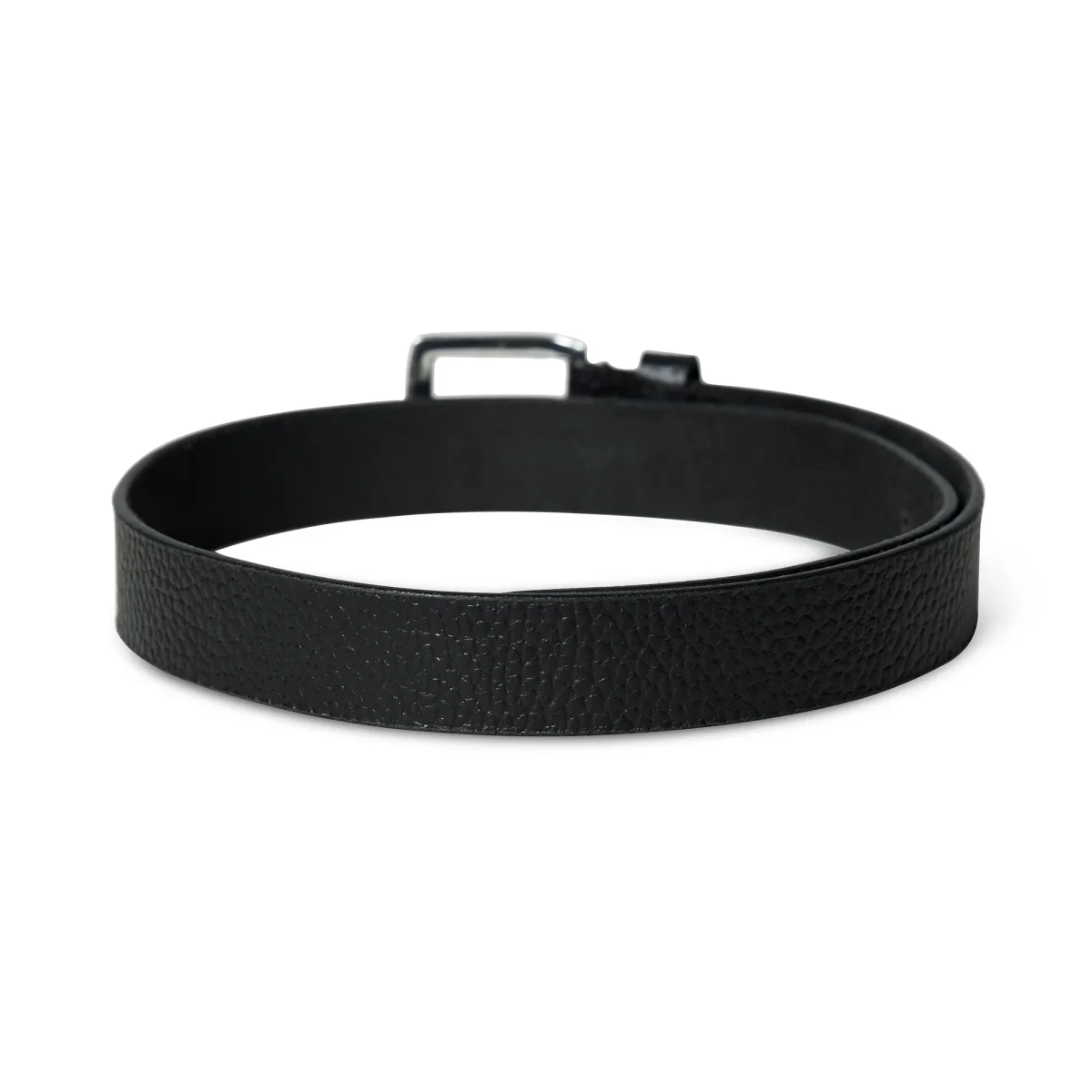 Nexus Black Leather Belt - Imagen 6