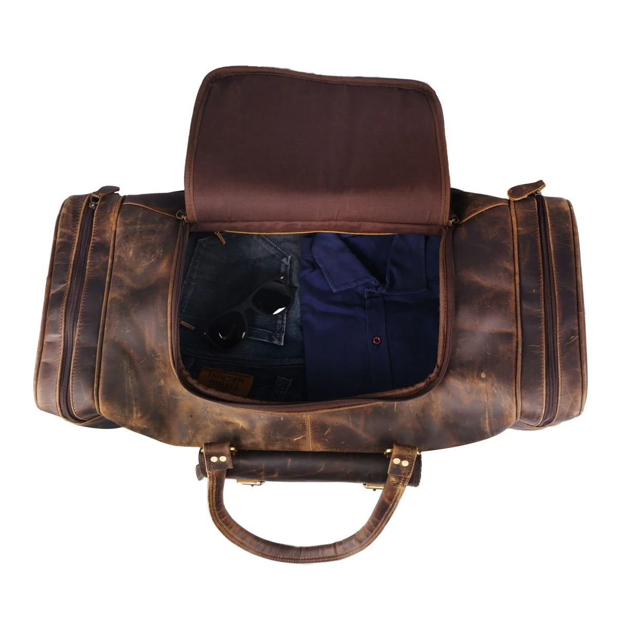 Chester Buffalo Weekender Duffle Bag - Imagen 8