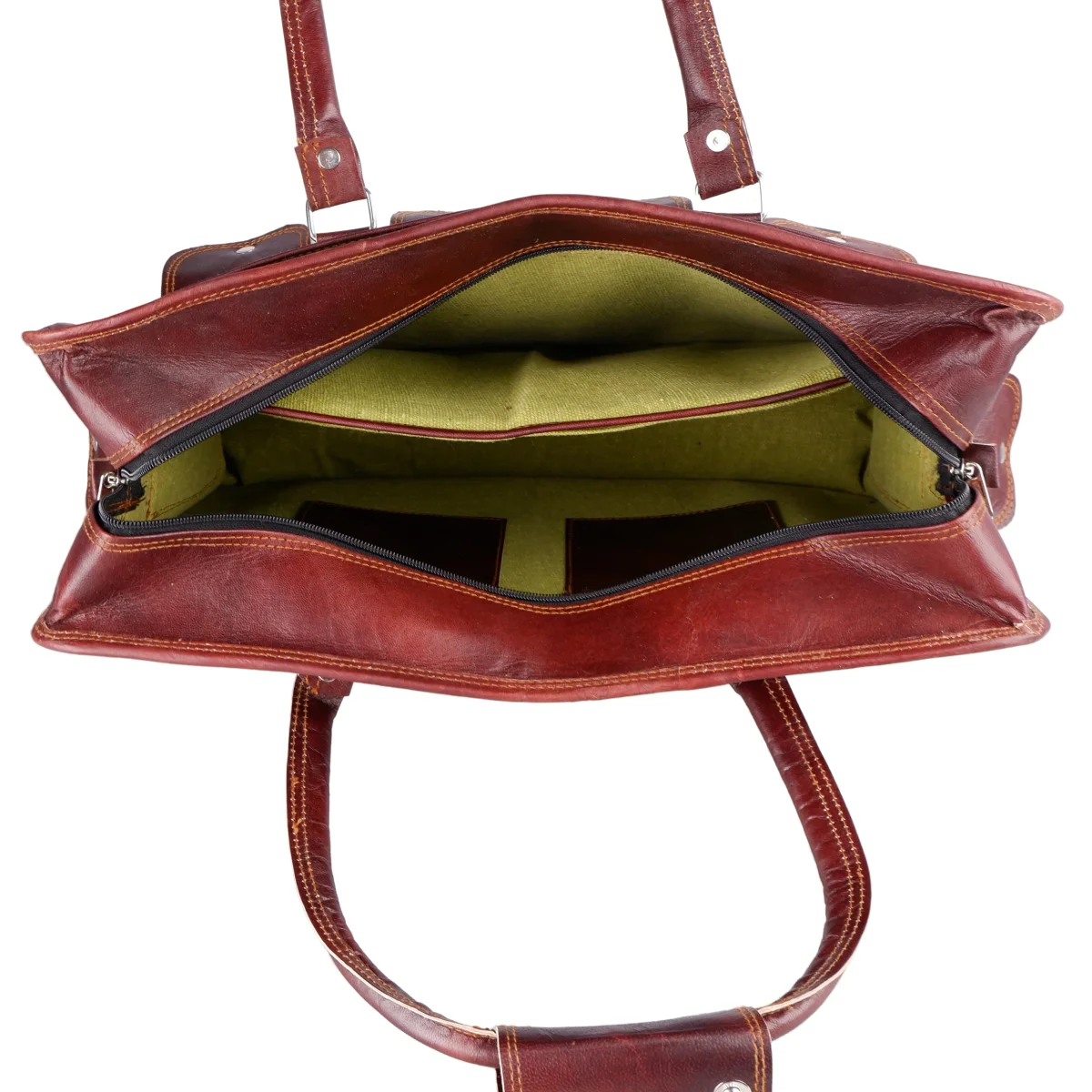 Morgan Leather Briefcase - Imagen 6