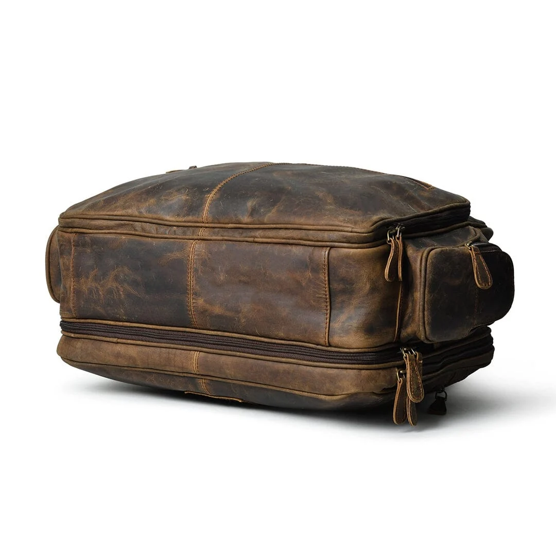 Floyd Handmade Buffalo Leather Office Briefcase - Imagen 7