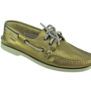 MOCASIN DAMA  DORADO MODELO 619-2074