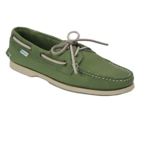 MOCASIN DAMA VERDE MODELO 619-2074