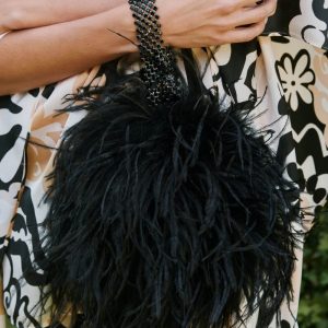 Bolsito plumas Gatsby
