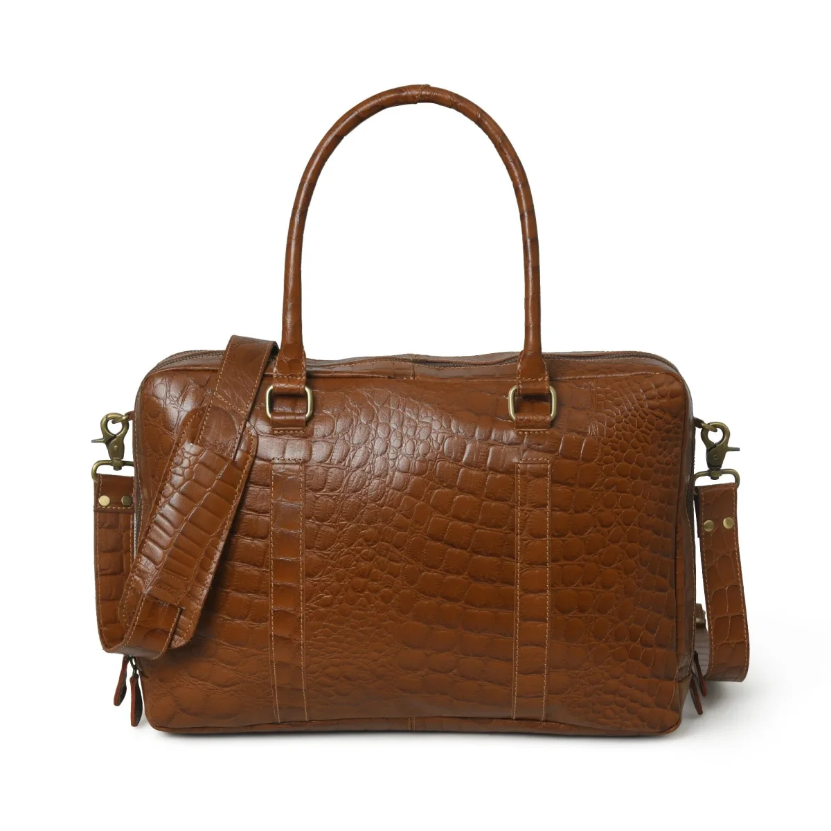 Easton Premium Buffalo Leather Laptop Office Briefcase - Imagen 2