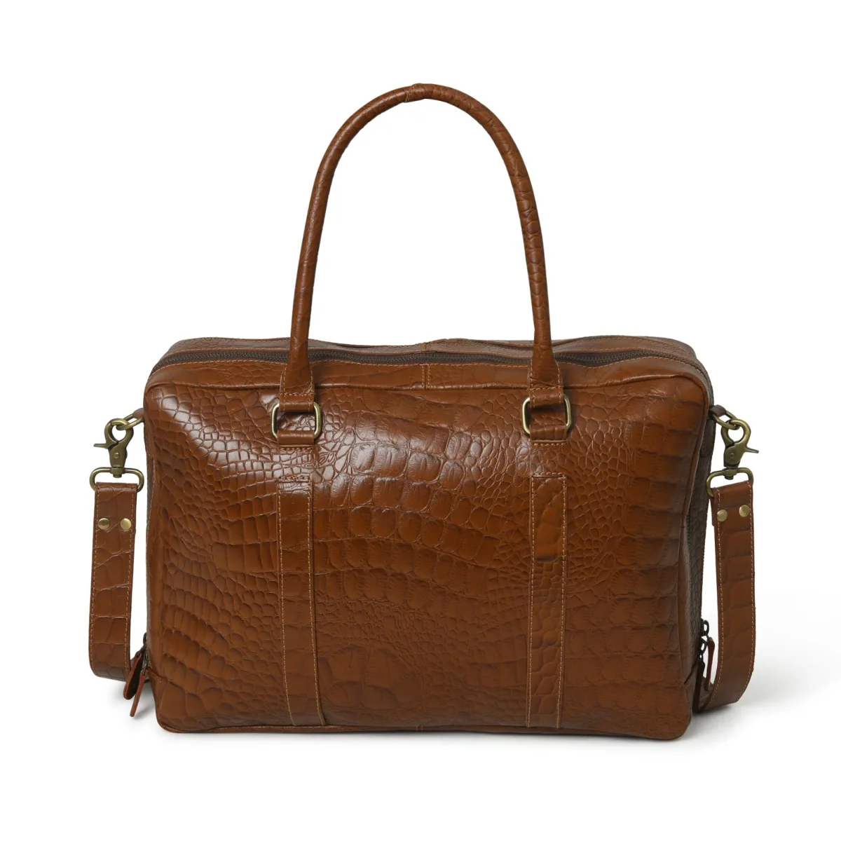 Easton Premium Buffalo Leather Laptop Office Briefcase - Imagen 7