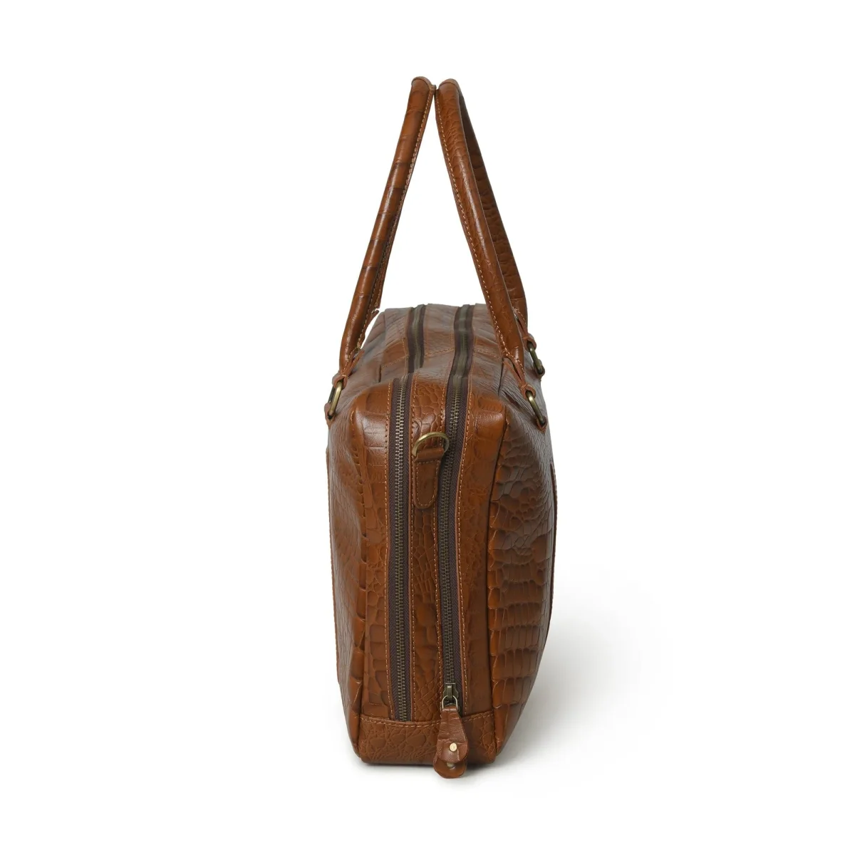 Easton Premium Buffalo Leather Laptop Office Briefcase - Imagen 8