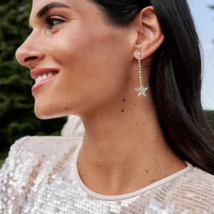 Pendientes Estrellita largos
